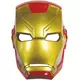 Plastová polomaska Iron Man pro děti, image 2