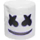 Fialová LED marshmallow DJ maska pro dospělé, image 2