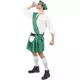 Zeleno-bílý skotský kostým pro muže, Velikost: Medium, image 2