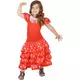 Kostým flamenco tanečnice s bílými puntíky (červený) pro dívky, Velikost: 4-6 let (110-120 cm), image 2