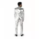 Mr. Shiny Silver pánský kostým Opposuits, Velikost: Large (EU 52-54), image 2
