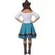 Dámský modrý károvaný cowgirl kostým, Velikost: X-Small, image 2