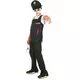 Dětský kostým zombie policisty černobílý, Velikost: 4-6 let (110-120 cm), image 2