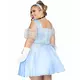 Dámský kostým modré princezny – plus size, Velikost: 3XL/4XL(54-58), image 2