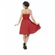 Dámský červený rockabilly kostým 50. let, Velikost: L, image 2