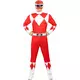 Červený Power Ranger kostým pro dospělé, Velikost: Medium, image 2