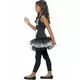 Černý kostým kostlivce s tutu pro dívky Halloween, Velikost: 7-9 let(130/143 cm), image 3