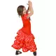 Kostým flamenco tanečnice s bílými puntíky (červený) pro dívky, Velikost: 7-9 let (120-130 cm), image 3