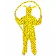 Kostým Marsupilami pro dospělé, Velikost: Medium/Large (180 cm), image 3