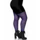 Plus size dámské černo-fialové pruhované punčochy, Velikost: XXX-Large/XXXX-Large (54-58), image 3