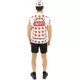 Pánský cyklistický kostým Sauciflex bílo-červený, Velikost: Small/Medium, image 3