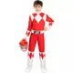 Červený Power Ranger svalový kostým pro děti, Velikost: 10-12 let, image 3