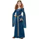 Luxusní sametový středověký princeznovský kostým pro dívky, Velikost: 6-8 let (134 cm), image 4