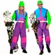 Fluorescenční snowboardový kostým pro dospělé – velká velikost, Velikost: X-Large, image 4